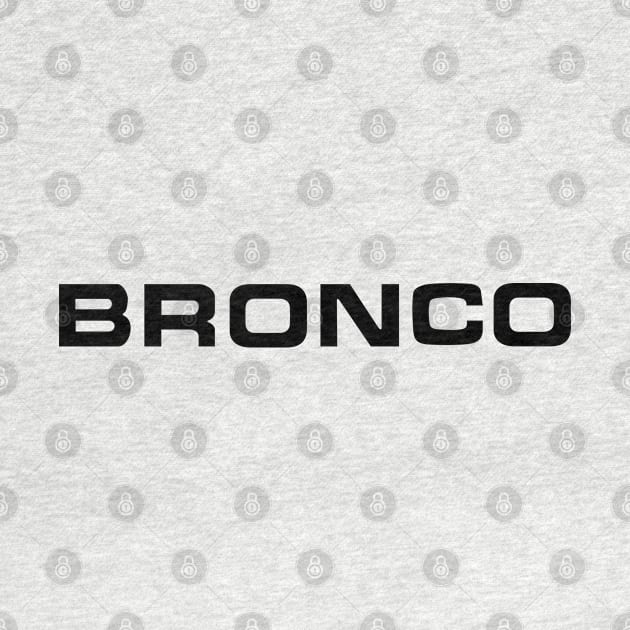 1978-79 Bronco Logo by The OBS Apparel